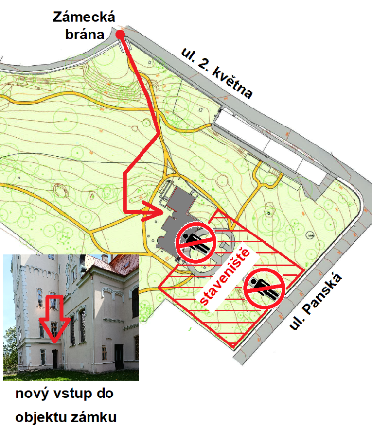 vstup do zámku