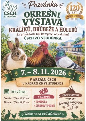OKRESNÍ VÝSTAVA KLÁLÍKŮ, KRŮBEŽE A HOLUBŮ 1